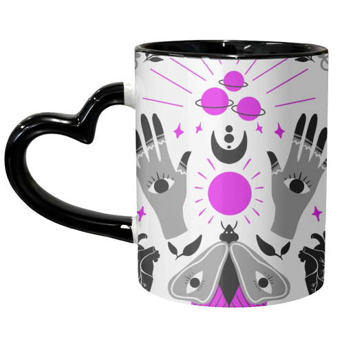 magic moth - unique mug by haris kavalla