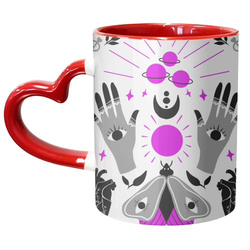 magic moth - unique mug by haris kavalla