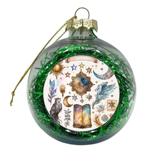 magic tarot - xmas bauble by haris kavalla