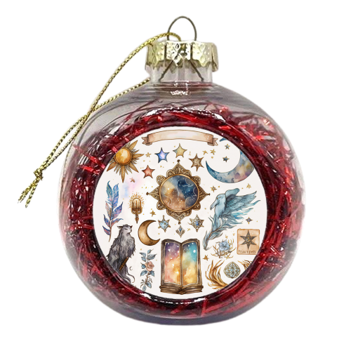 magic tarot - xmas bauble by haris kavalla