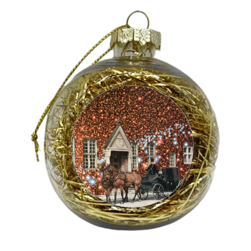 Magical street - xmas bauble by Maya Land