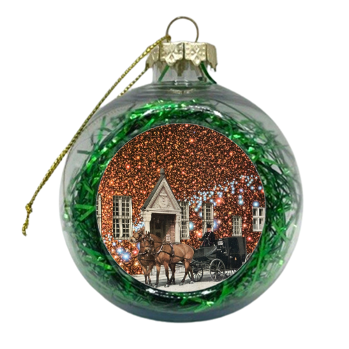 Magical street - xmas bauble by Maya Land