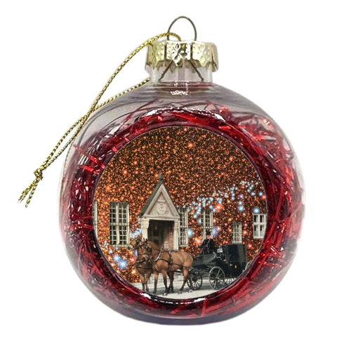 Magical street - xmas bauble by Maya Land