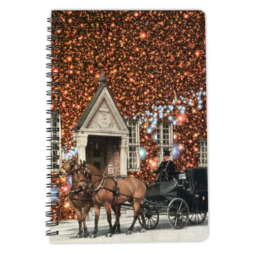 Magical street - personalised A4, A5, A6 notebook by Maya Land