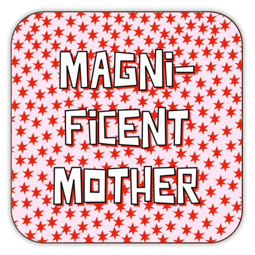 Magnificent Mother - personalised beer coaster by Adam Regester