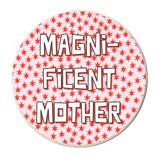 Magnificent Mother - personalised beer coaster by Adam Regester