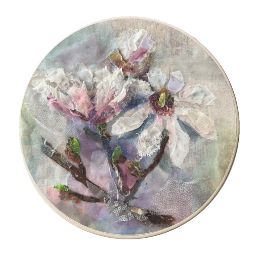 Magnolia - personalised beer coaster by Barbara Shaw