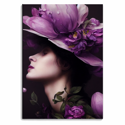 magnolia woman - personalised A4, A5, A6 notebook by haris kavalla