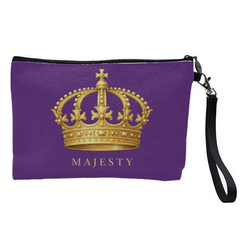 Majesty Crown - pretty makeup bag by Ms Doodle