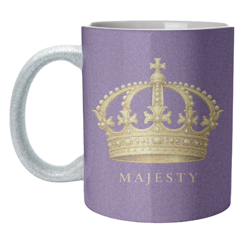 Majesty Crown - unique mug by Ms Doodle
