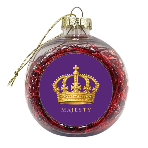 Majesty Crown - xmas bauble by Ms Doodle