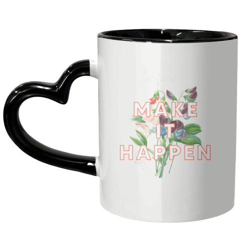 Make It Happen - unique mug by The 13 Prints