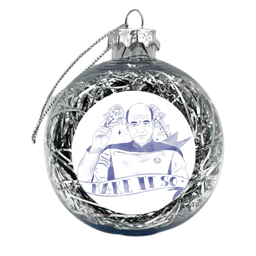Make it so - xmas bauble by Alice Palazon