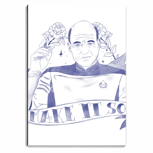 Make it so - personalised A4, A5, A6 notebook by Alice Palazon