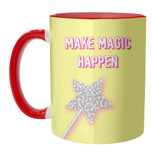 Make Magic Happen - unique mug by Adam Regester