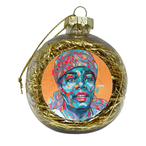Make Them Feel - xmas bauble by Laura Selevos
