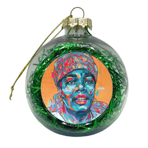 Make Them Feel - xmas bauble by Laura Selevos