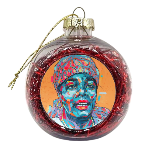 Make Them Feel - xmas bauble by Laura Selevos