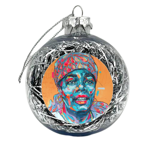 Make Them Feel - xmas bauble by Laura Selevos