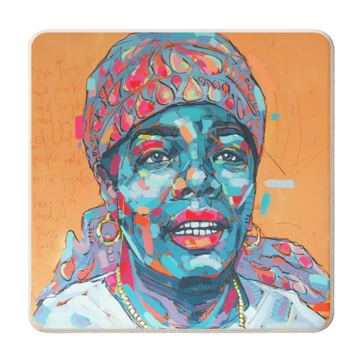 Make Them Feel - personalised beer coaster by Laura Selevos