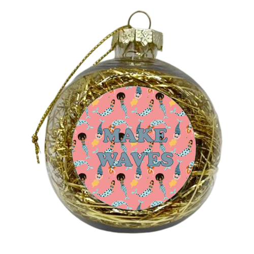 Make Waves - xmas bauble by Luxe and Loco