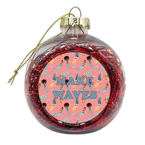 Make Waves - xmas bauble by Luxe and Loco
