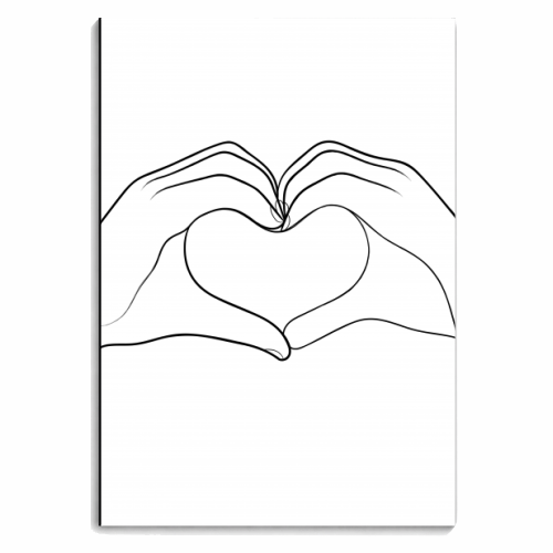 Making Hearts - personalised A4, A5, A6 notebook by Adam Regester