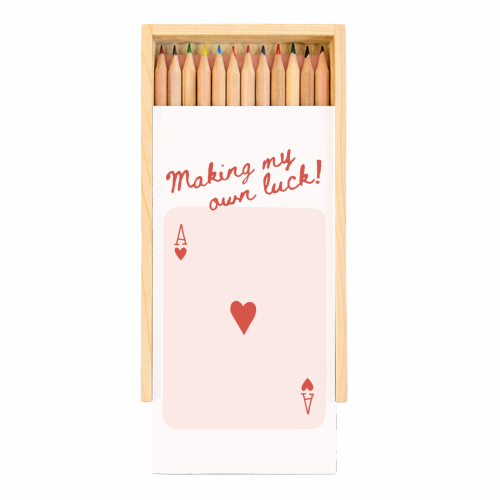 Making My Own Luck - Coloured Pencils with Box by Lilly Rose