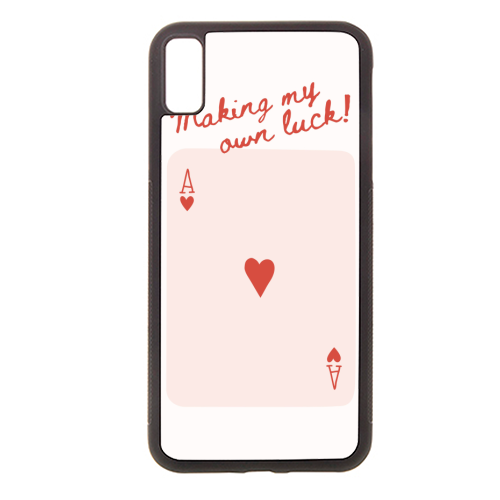 Making My Own Luck - stylish phone case by Lilly Rose