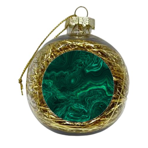 malachite - xmas bauble by Anastasios Konstantinidis