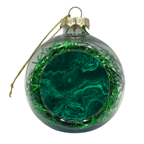 malachite - xmas bauble by Anastasios Konstantinidis