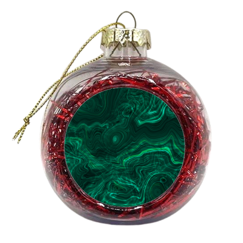 malachite - xmas bauble by Anastasios Konstantinidis