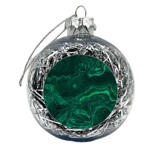 malachite - xmas bauble by Anastasios Konstantinidis