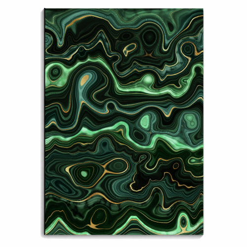malachite - personalised A4, A5, A6 notebook by Anastasios Konstantinidis
