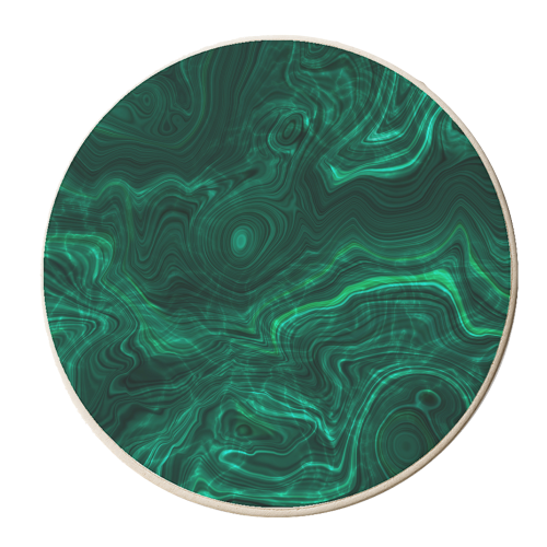 malachite - personalised beer coaster by Anastasios Konstantinidis