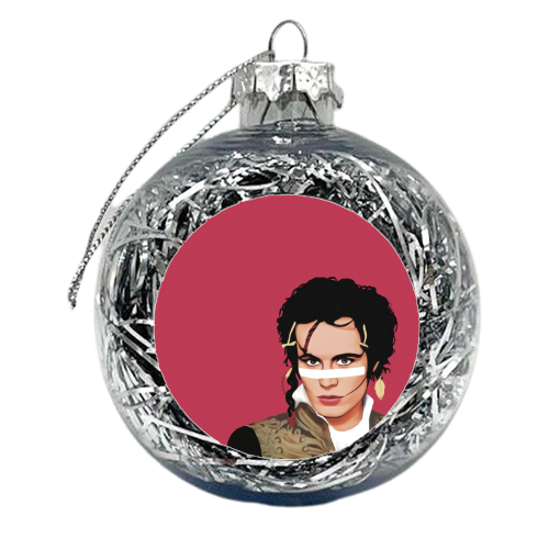 Music Icons: Adam Ant - xmas bauble by Giddy Kipper