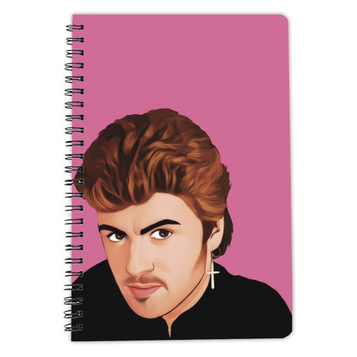 Music Icons: G - personalised A4, A5, A6 notebook by Giddy Kipper