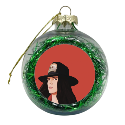 Music Icons: Ian Astbury - xmas bauble by Giddy Kipper