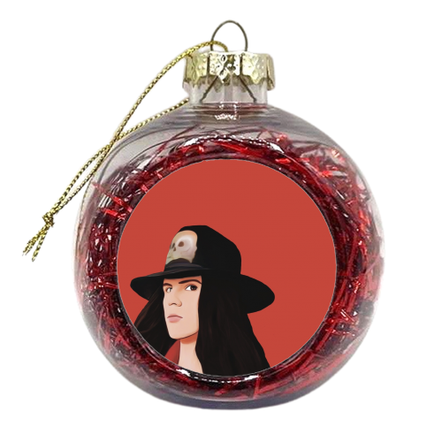Music Icons: Ian Astbury - xmas bauble by Giddy Kipper