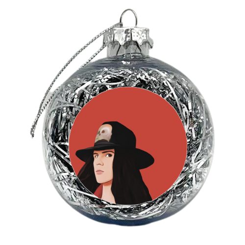 Music Icons: Ian Astbury - xmas bauble by Giddy Kipper