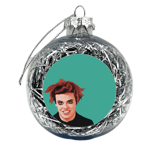 Music Icons: Yungblud - xmas bauble by Giddy Kipper