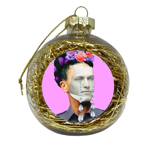 Male tears  - xmas bauble by Maya Land