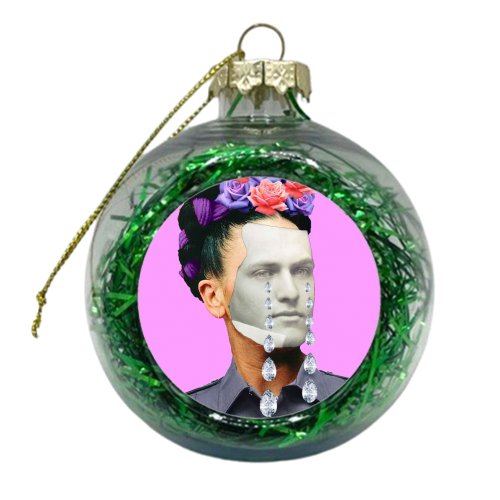 Male tears  - xmas bauble by Maya Land