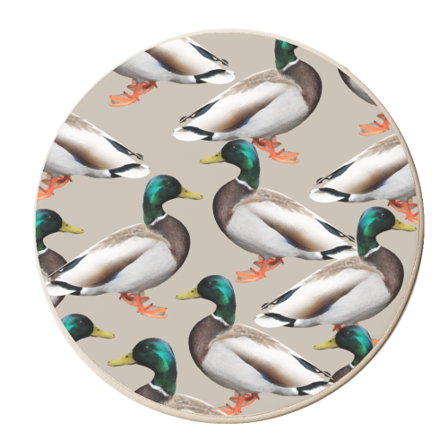 Mallards - personalised beer coaster by Uma Prabhakar Gokhale