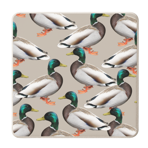 Mallards - personalised beer coaster by Uma Prabhakar Gokhale