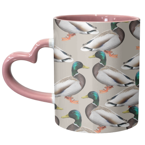 Mallards - unique mug by Uma Prabhakar Gokhale