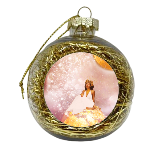 Mama African Goddess - xmas bauble by Abs Ahlijah (ArtByMissAbs)