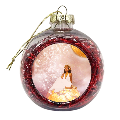 Mama African Goddess - xmas bauble by Abs Ahlijah (ArtByMissAbs)