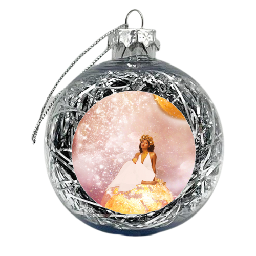 Mama African Goddess - xmas bauble by Abs Ahlijah (ArtByMissAbs)