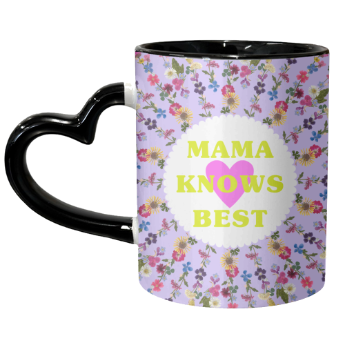 MAMA KNOWS BEST - unique mug by PEARL & CLOVER